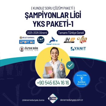 ŞAMPİYONLAR LİGİ YKS PAKETİ-1