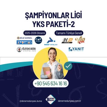 ŞAMPİYONLAR LİGİ YKS PAKETİ-2
